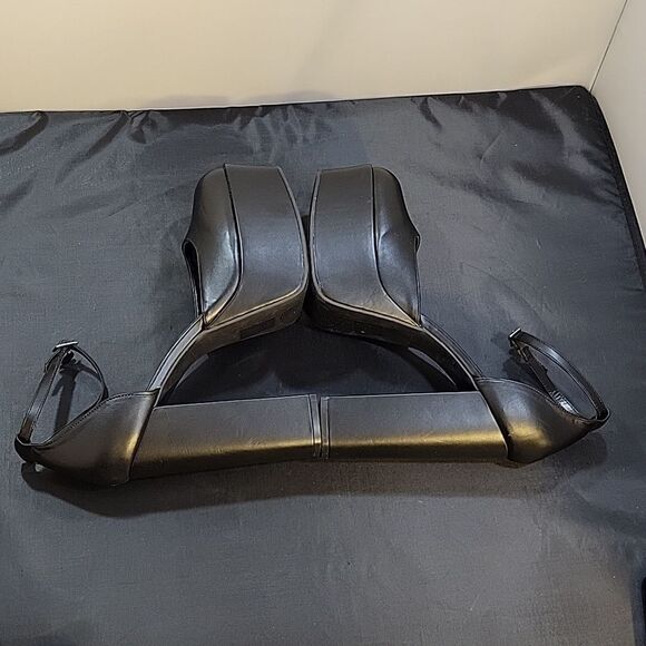 BRAND NEW WOMEN"S SUGAR SKYHIGH LEATHER ANKLE STRAP HEELS - Picture 12 of 16